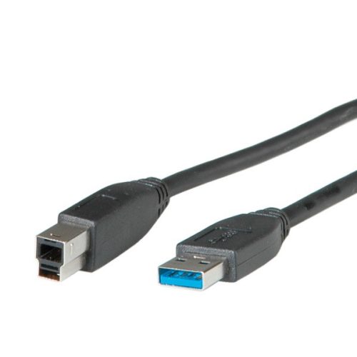 ROLINE Kábel USB 3.2 Gen 1 A - B,   3m , fekete