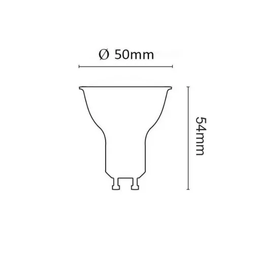 Asalite LED Izzó GU10 spot 5W 3000K (410 lumen)