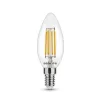 Asalite LED Izzó C35 filament gyertya E14 4W 4000K (400 lumen)