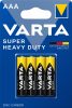 VARTA Superlife Féltartós Mikró Elem AAA B4