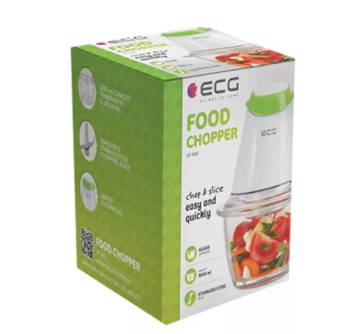 Aprító, 1000 ml üveg edény, rozsdamentes acél pengével, 250W ECG SP 466