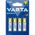 VARTA Energy Alkáli Tartós Mikro Elem AAA B4