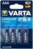 VARTA Longlife Power Alkáli Tartós Mikro Elem AAA B4