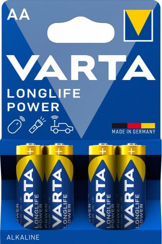 VARTA Longlife Power Alkáli Tartós Ceruza Elem AA LR6 B4