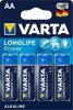 VARTA Longlife Power Alkáli Tartós Ceruza Elem AA LR6 B4