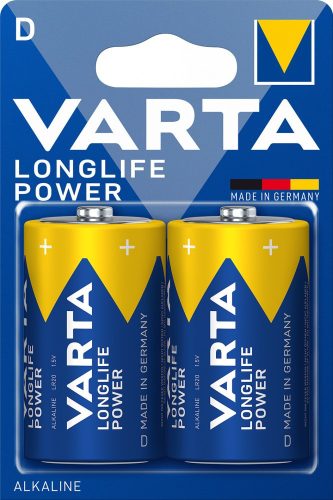 VARTA Longlife Power Alkáli Tartós Góliát Elem D LR20 B2