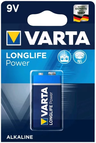 VARTA Longlife Power Alkáli Tartós 9V Elem B1