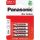 PANASONIC Zinc RED féltartós Mikroceruza elem AAA (R03) B4