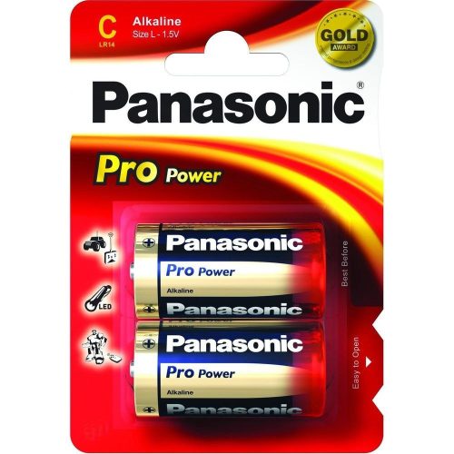 Panasonic Pro Power LR14C Alkáli Tartós Baby Elem B2