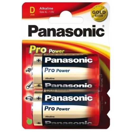 Panasonic Pro Power LR20 D Alkáli Tartós Góliát Elem B2