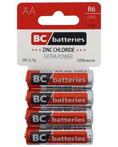 BC Extra Zinc Féltartós Ceruza Elem AA R6 B4