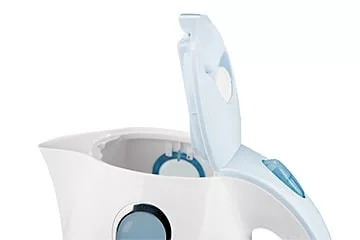 Elektromos vízforraló, 1L, 1100W, BPA-mentes, rejtett fűtőtest, kék RK1022