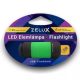 Zelux Led USB tölthető Elemlámpa 0,5W zöld