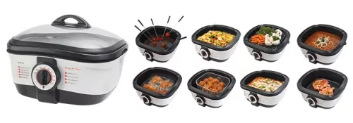 ECG MH 158 többfunkciós főzőedény, 8 az 1-ben, 2.9L, 80-240°C, 1500W, tapadásmen