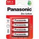 PANASONIC Zinc RED féltartós Ceruza elem AA (R06) B4