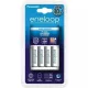 Panasonic eneloop Basic töltő + 4 db 1900 mAh akku