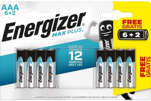 Energizer MAX PLUS AAA tartós mikro elem E92 B8