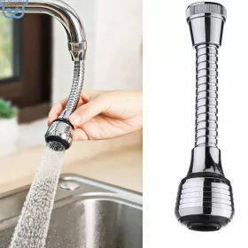   Fröccsenésgátló Csapfej Csaptelephez, 360 Fokban Forgatható Csap