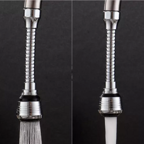 Fröccsenésgátló Csapfej Csaptelephez, 360 Fokban Forgatható Csap