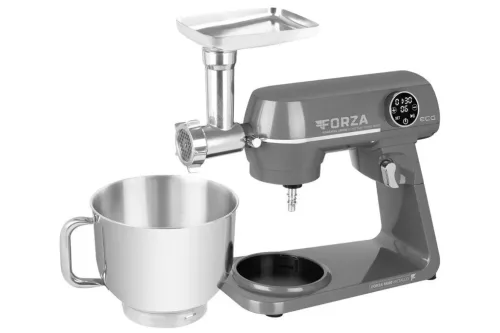 FORZA prémium konyhai robotgép, 6,5 l keverőtál, húsdarálóval és reszelővel