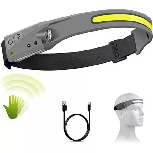 Fejlámpa akkumulátoros mozgáserzékelos kapcsolással