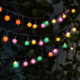   Napelemes kerti lampion LED függeszthető dekor szolár lámpa, 50 led, IP44, 7,9m