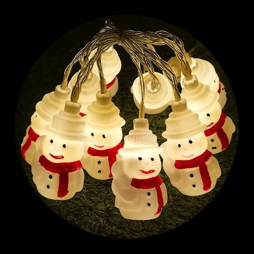 Modee Karácsonyi LED Füzér Plastic Elemes C1012 (10LED/1,35m/15cm) warm