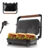 Elektromos Szendvicssütő és Kontaktgrill - 1500W, Tapadásmentes Felület