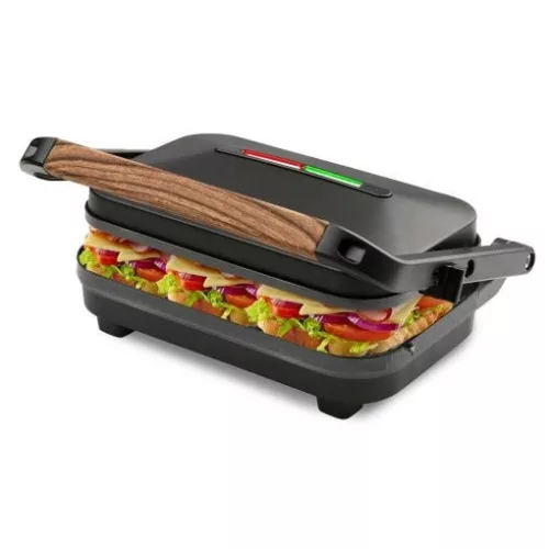 Elektromos Szendvicssütő és Kontaktgrill - 1500W, Tapadásmentes Felület