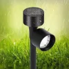 Napelemes LED kerti leszúrható lámpa alkonykapcsolóval, hideg fehér fény, IP44