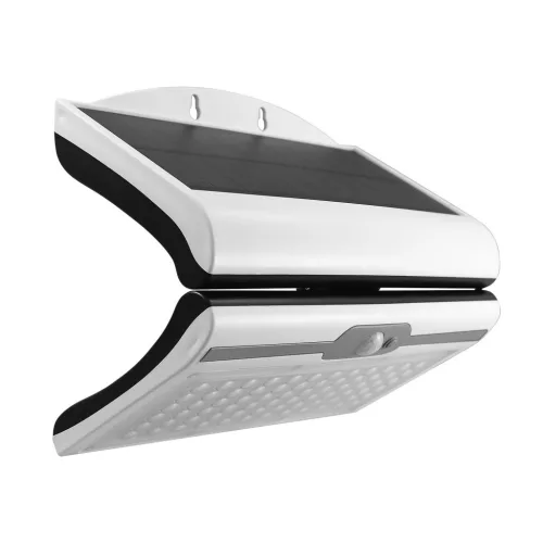 Modern megjelenésű napelemes LED lámpa, 4,5W 420 lm, IP44, mozgásérzékelős 4000K