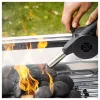 Faszenes kerti grill fújtatóval stabil szerkezet, levegőszabályozás, sütéshez