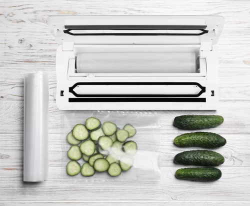 VacuFresh vákuumfóliázó gép, sous-vide főzéshez és hosszabb tároláshoz