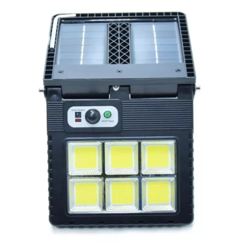 Dupla napelemes LED reflektor mozgásérzékelővel és távirányítóval, 3 üzemmód