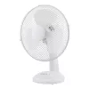 Asztali ventilátor Zelux 30 cm átmérővel, 3 fokozat, oszcilláló, fehér színben
