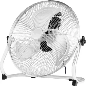   Padlóventilátor 100W nemesacél kivitelben 45 cm átmérő, 3 fokozat, csendes,