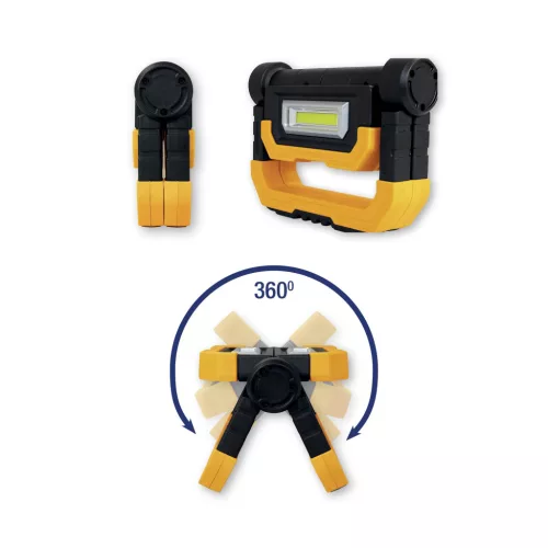 LED munkalámpa hordozható 10W 900lm IP44 5000mAh