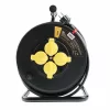 Technik ipari kábeldob 50m, 4 aljzat, 16A, IP44, kábel H07RN-F 3x1,5mm2