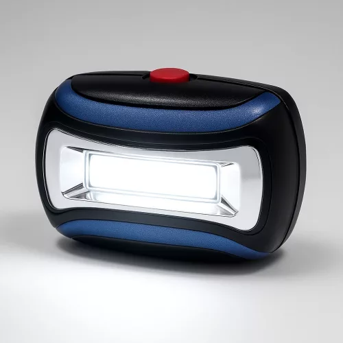 COB LED mini fejlámpa - hordozható, 3 üzemmódú, vízálló, szabadtéri használatra