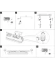Ipari LED Lámpatest 36W, IP65 Por- és Nedvességálló, 120 cm (Tri-Proof)