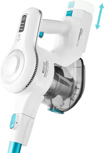 Akkumulátoros álló és kézi porszívó 130W, 2in1, 12 kPa szívóerő, LED világítás