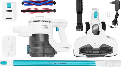 Akkumulátoros álló és kézi porszívó 130W, 2in1, 12 kPa szívóerő, LED világítás