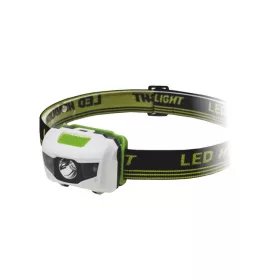 3W LED fejlámpa piros LED-del, max 80m hatótáv, 3xAAA