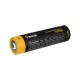 18650 Li-ion akkumulátor 3400 mAh, 3.7V, védett, button top újratölthető elem