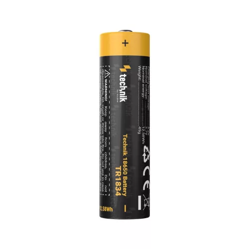 18650 Li-ion akkumulátor 3400 mAh, 3.7V, védett, button top újratölthető elem