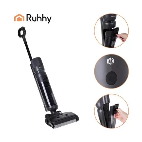 Akkumulátoros Álló Mosó-Porszívó Öntisztító, 200W BLDC, 2in1 Porszívó és Felmosó