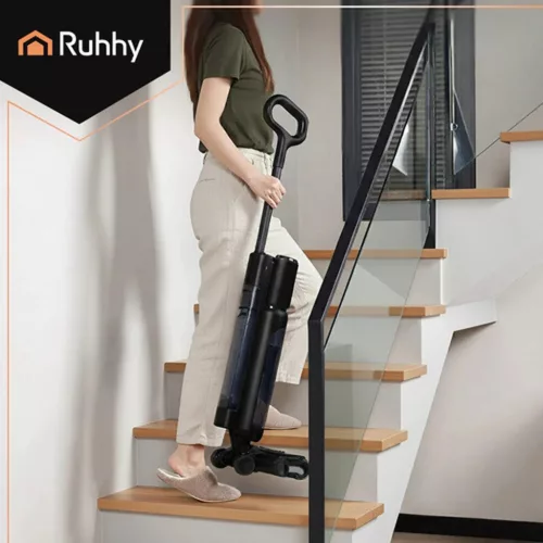 Akkumulátoros Álló Mosó-Porszívó Öntisztító, 200W BLDC, 2in1 Porszívó és Felmosó