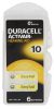 Duracell Hallókészülék Elem DA10 0%Hg (1,45V) B6