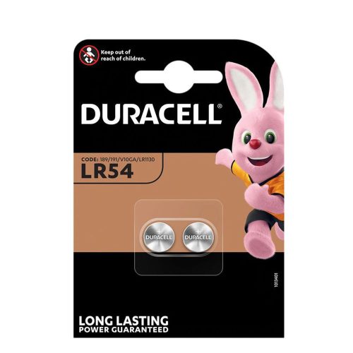 Duracell Gombelem Alkáli AG10 / LR54 (1,5V) B2