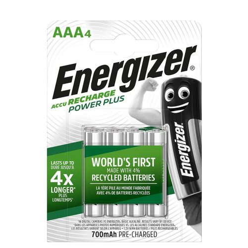 Energizer Power Plus Ni-Mh akku ceruza AAA B4 HR03 700mAh